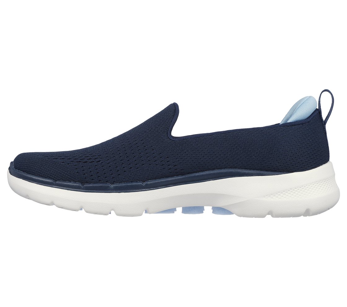GO WALK 6 - OCEAN SPLASH, NAVY/LIGHT BLUE Footwear Left View