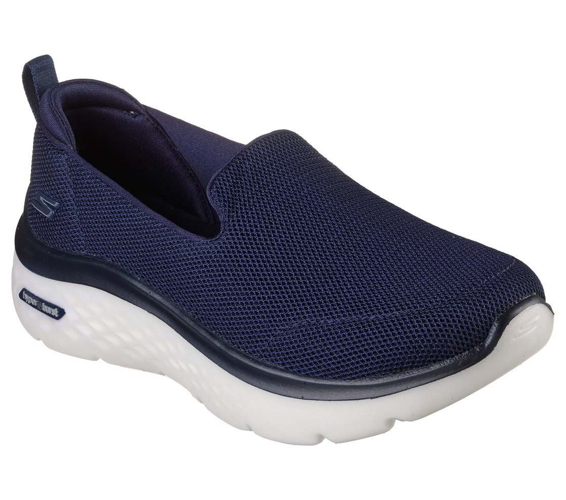 GO WALK HYPER BURST-EXTREME O, NAVY/WHITE Footwear Right View