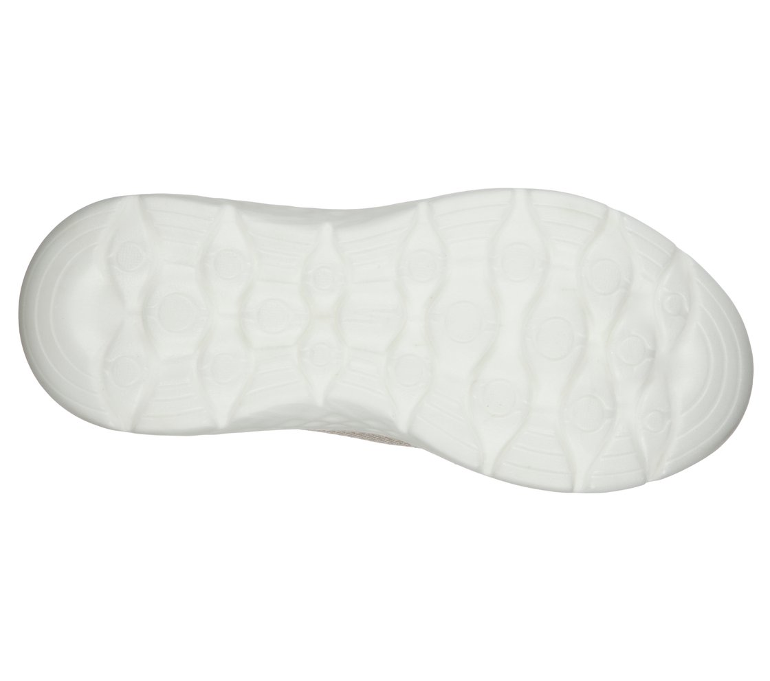 GO WALK HYPER BURST-EXTREME O, TAUPE/CORAL Footwear Bottom View