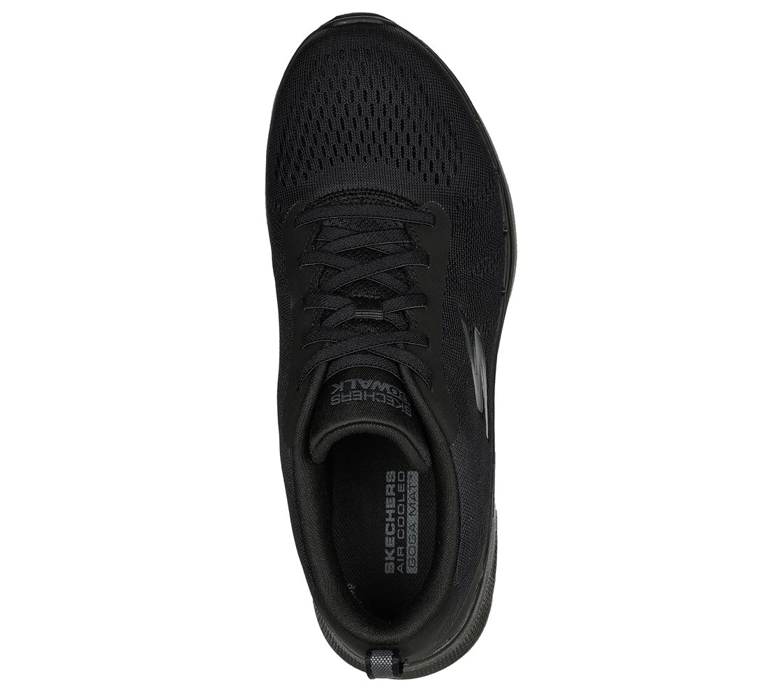 GO WALK 6, BBLACK Footwear Top View