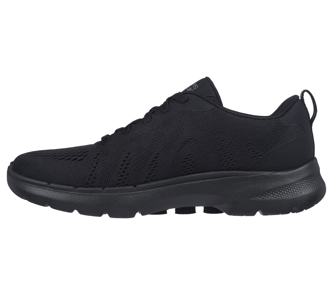 GO WALK 6, BBLACK Footwear Left View
