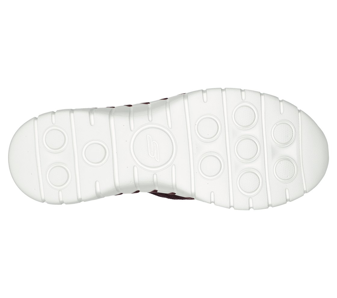 GO WALK SMART 2 - CARI, BBURGUNDY Footwear Bottom View