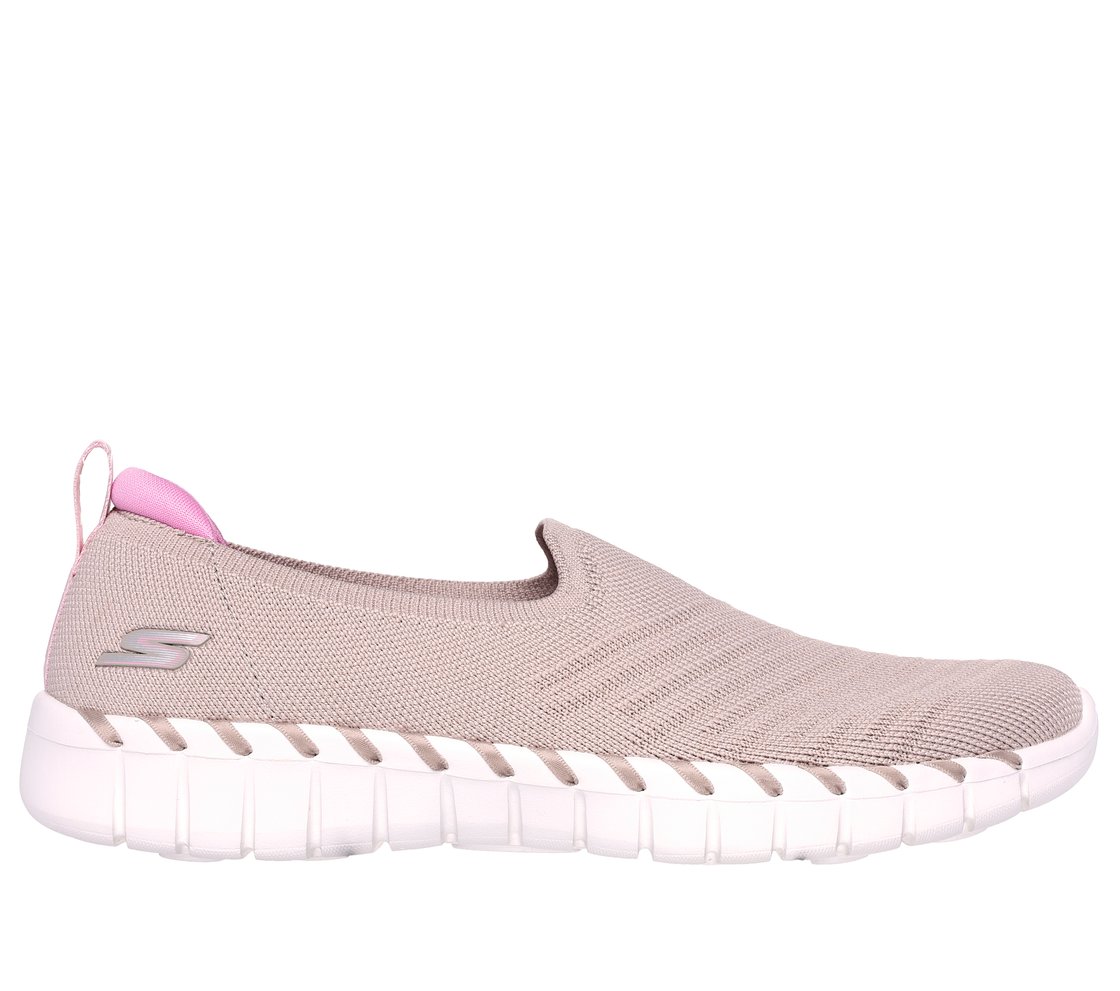 GO WALK SMART 2 - CARI, TAUPE/PINK Footwear Lateral View