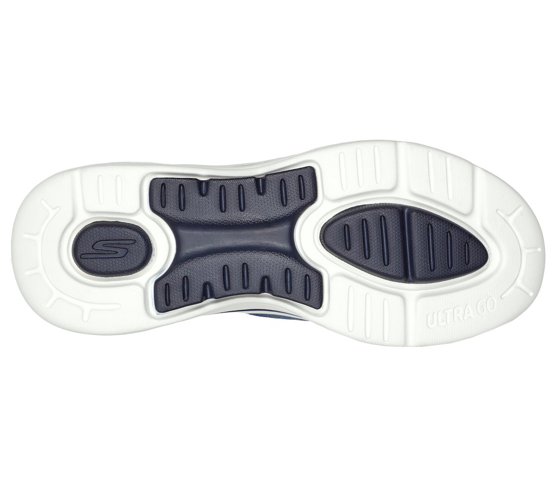 GO WALK ARCH FIT - CLANCY, NAVY/LAVENDER Footwear Bottom View