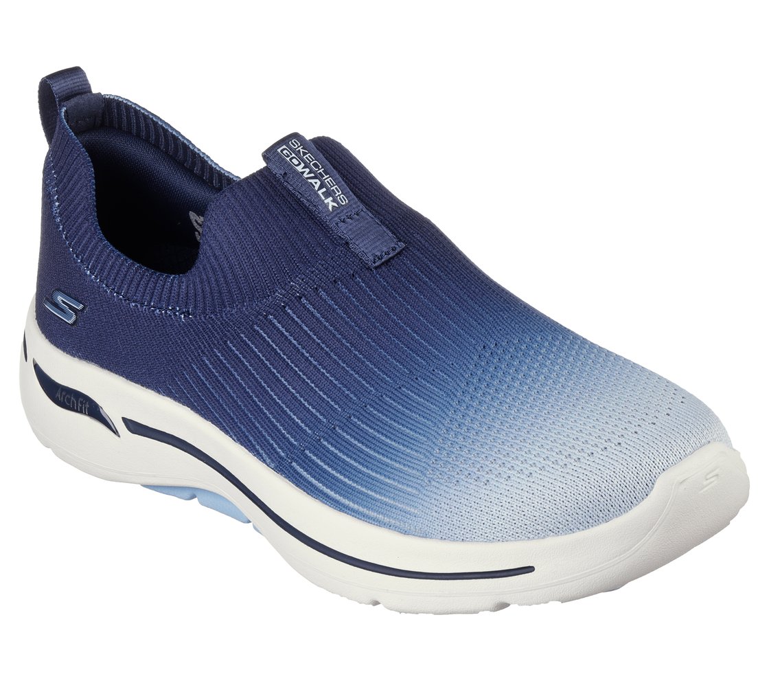 GO WALK ARCH FIT -OCEAN VIBES, NAVY/LIGHT BLUE Footwear Right View