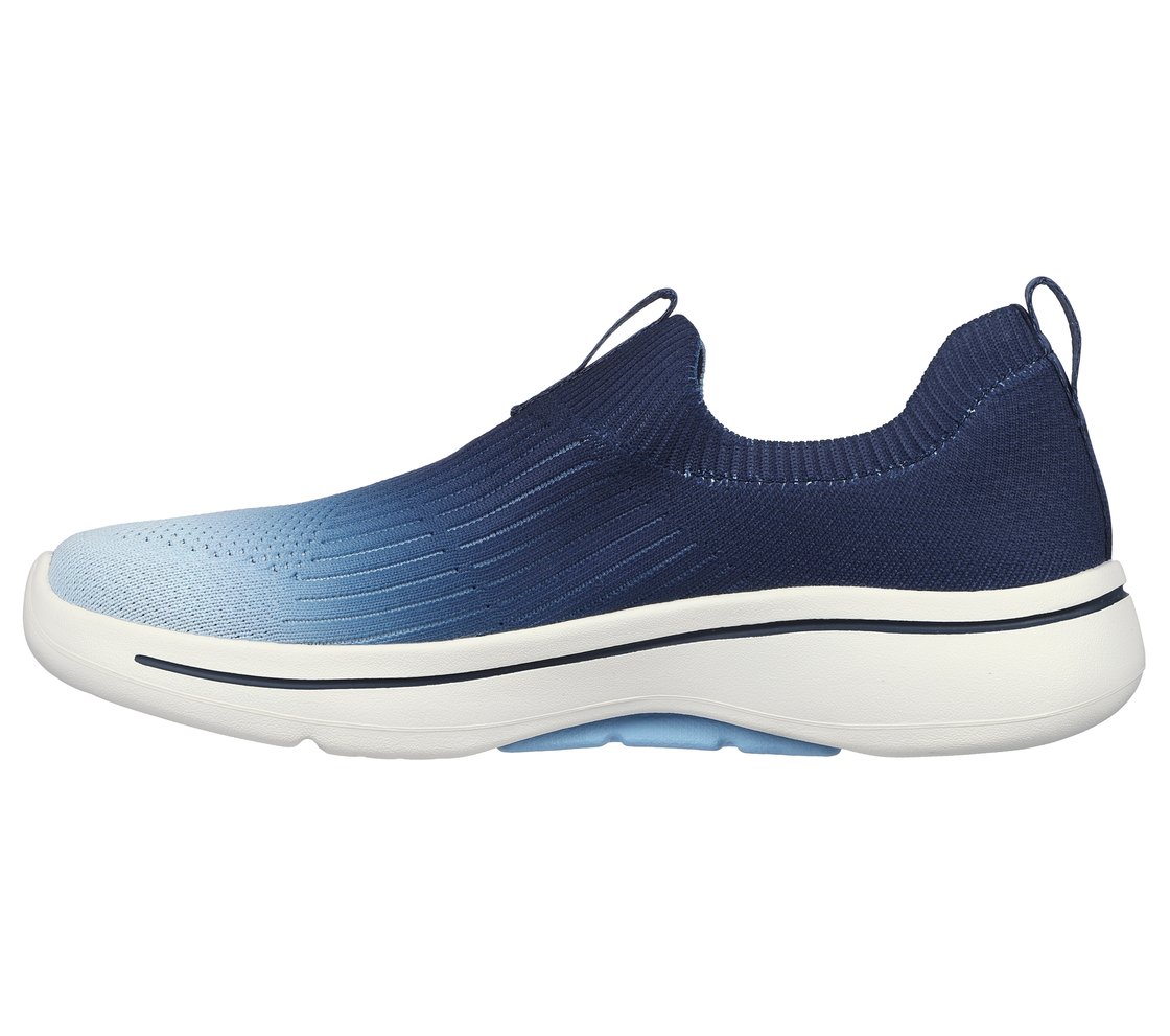 GO WALK ARCH FIT -OCEAN VIBES, NAVY/LIGHT BLUE Footwear Left View