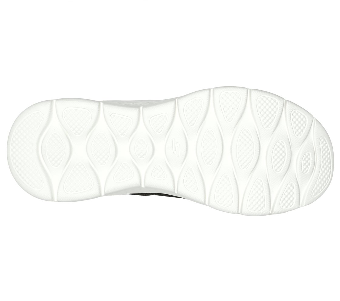 GO WALK FLEX, BLACK/HOT PINK Footwear Bottom View