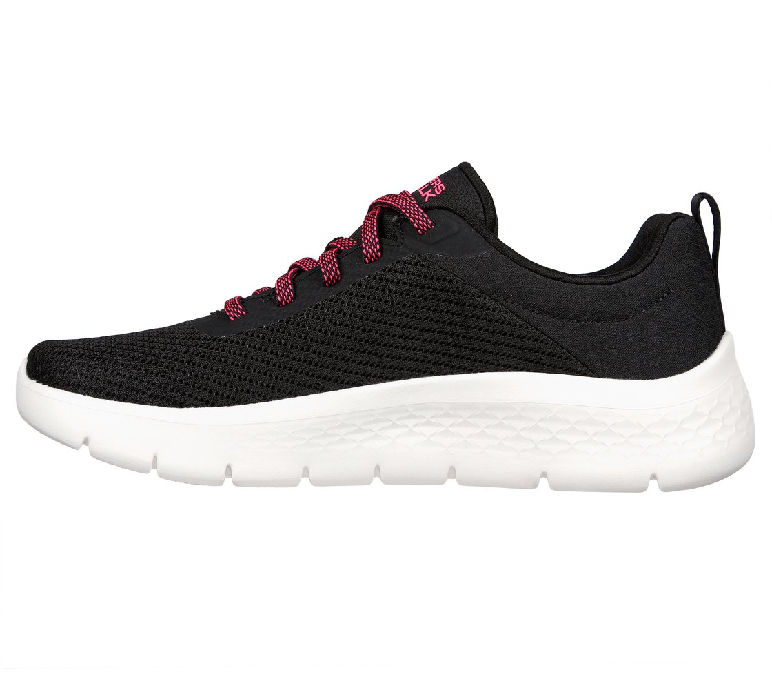 GO WALK FLEX, BLACK/HOT PINK Footwear Left View