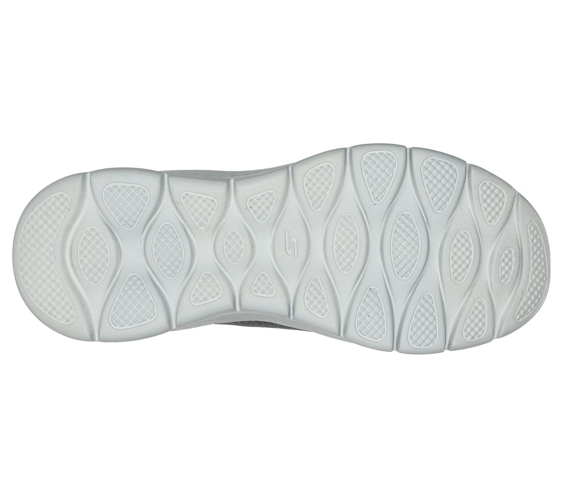 GO WALK FLEX - STRIKING LOOK, CHARCOAL/PINK Footwear Bottom View