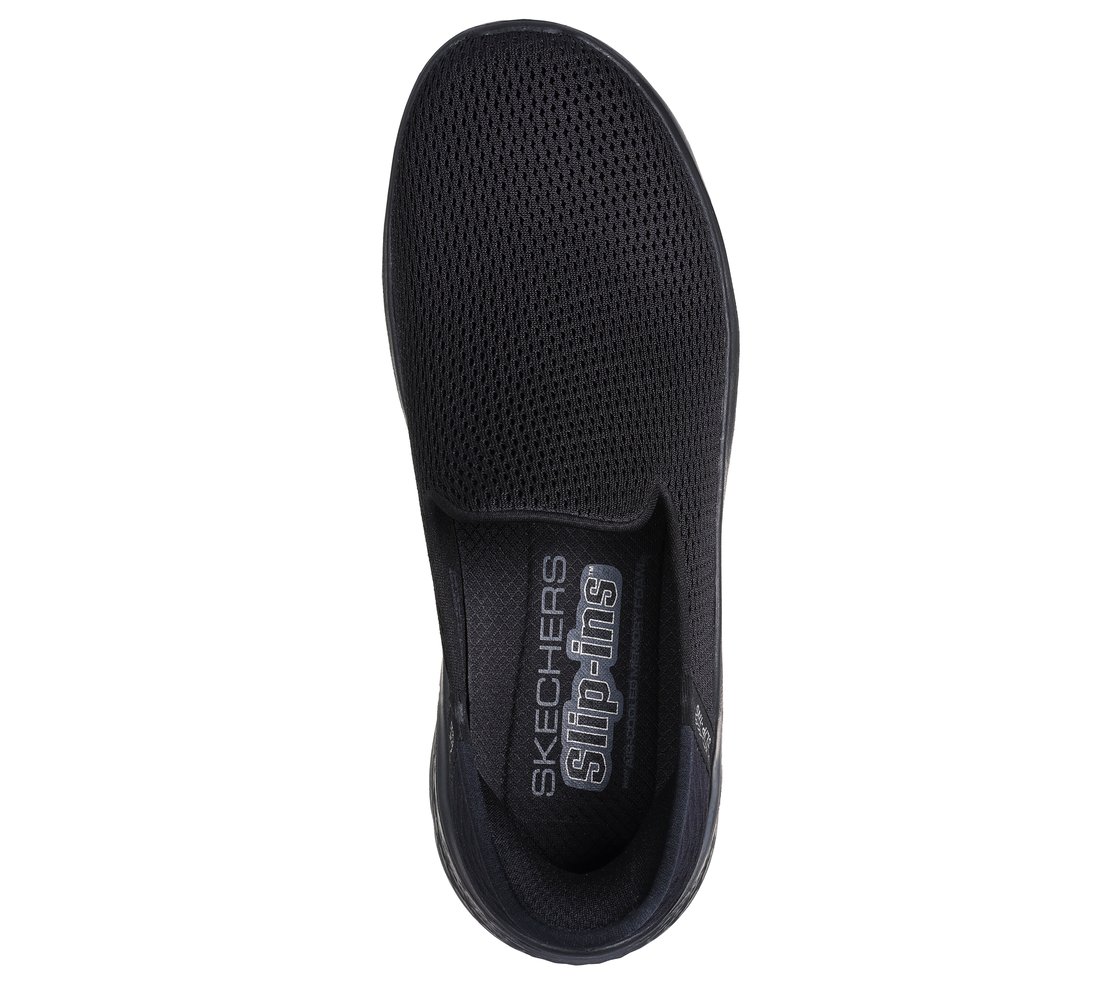 GO WALK FLEX - RELISH, BBLACK Footwear Top View
