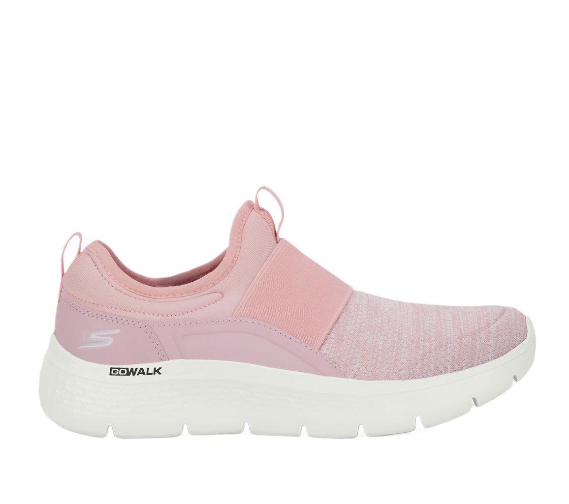 GO WALK FLEX, LLLIGHT PINK Footwear Lateral View