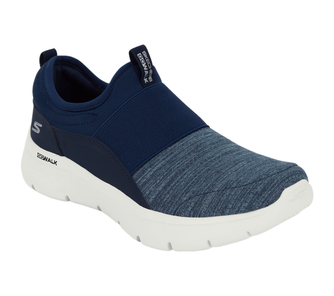 GO WALK FLEX, NAVY/WHITE Footwear Right View