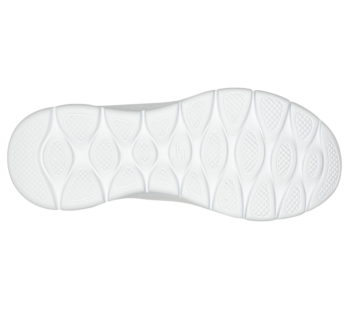 GO WALK FLEX - VASANTI, BLACK/WHITE Footwear Bottom View