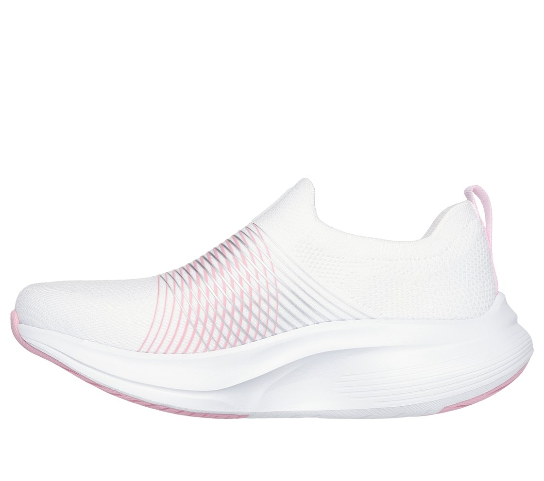 GO WALK MAX WALKER - SALLY, WHITE/PINK Footwear Left View