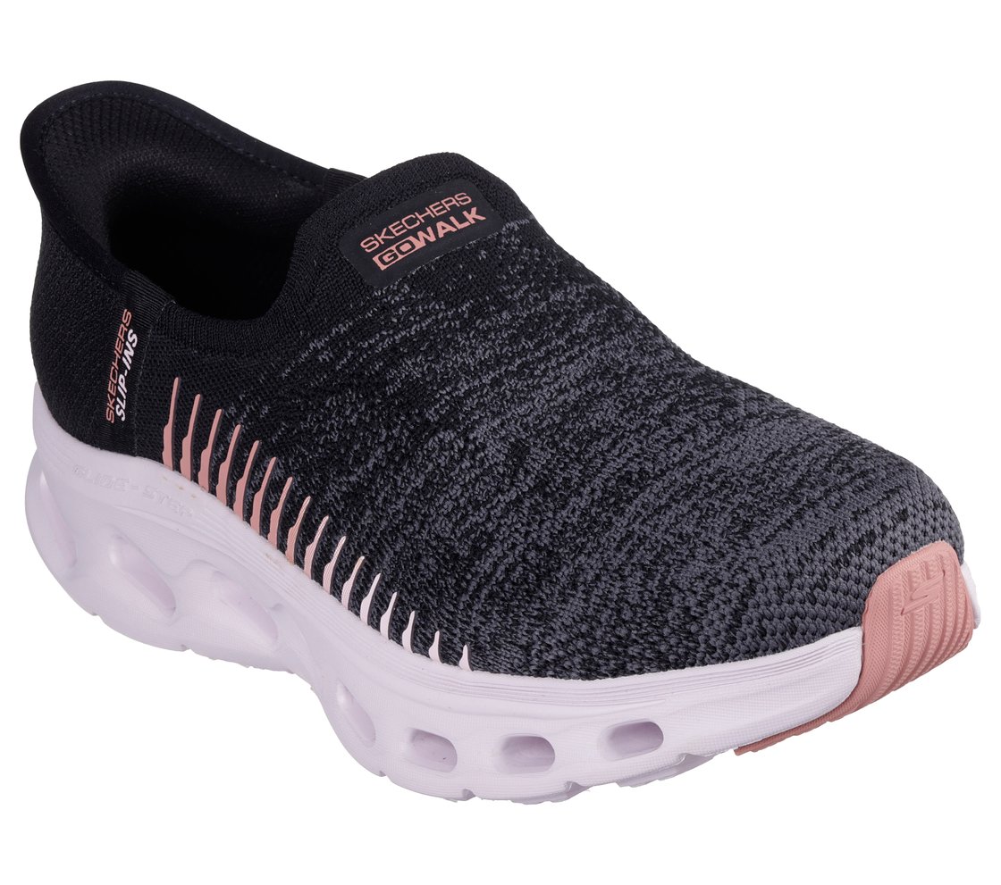 GO WALK GLIDE-STEP 2.0 - VENU, BLACK/ROSE Footwear Right View