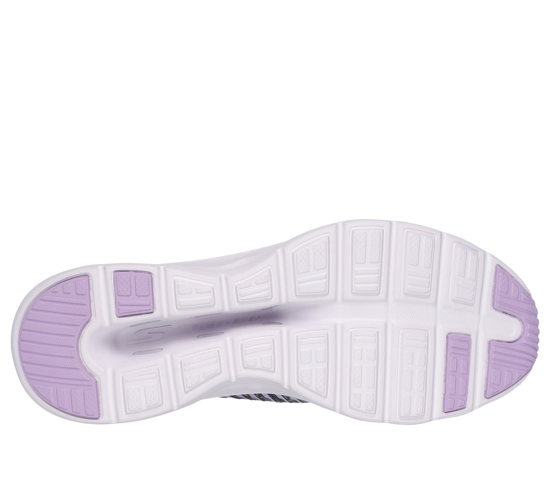 GO WALK GLIDE-STEP 2.0 - VENU, CHAR/LAVENDAR Footwear Bottom View
