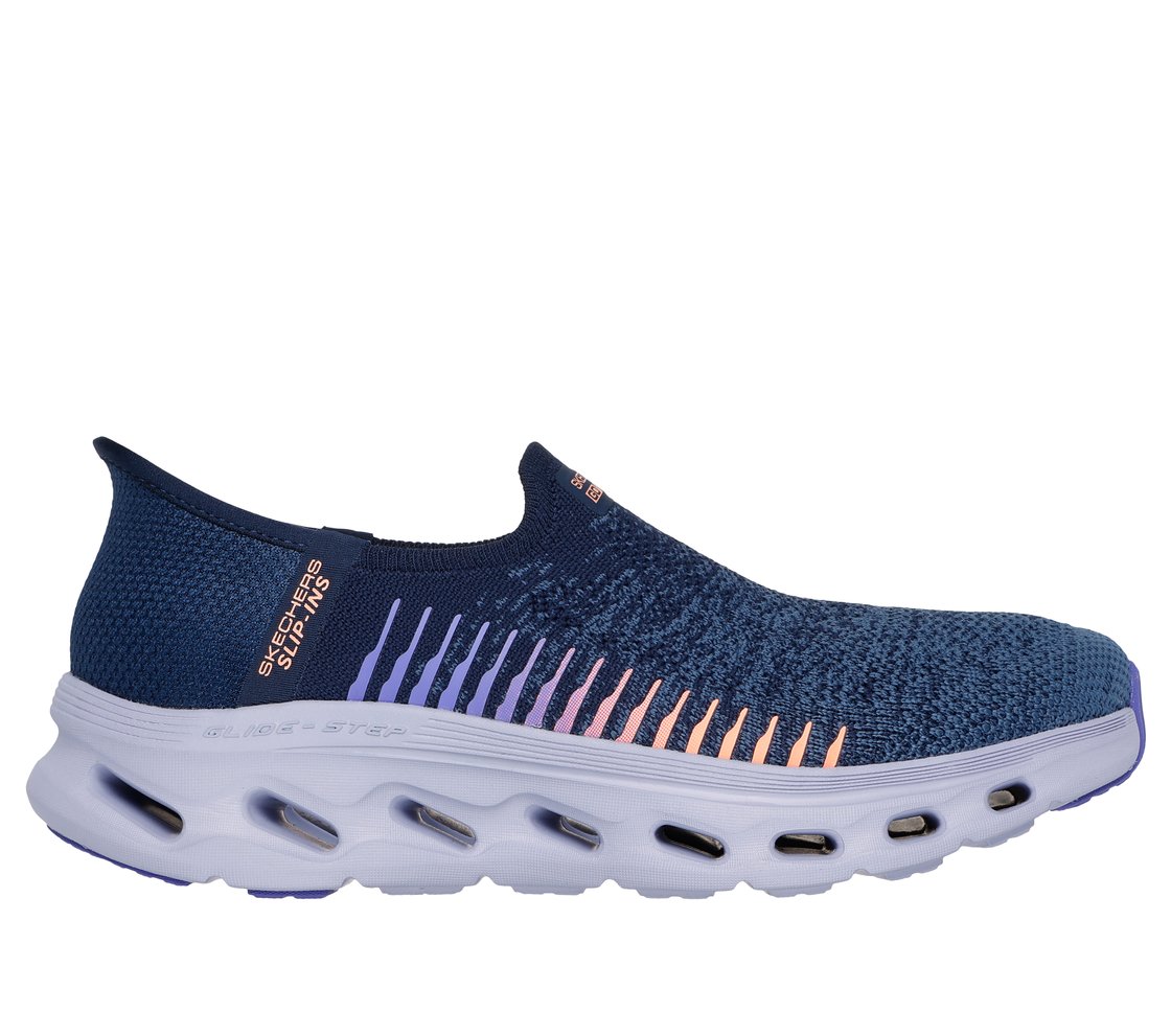 GO WALK GLIDE-STEP 2.0 - VENU, NAVY/MULTI Footwear Lateral View