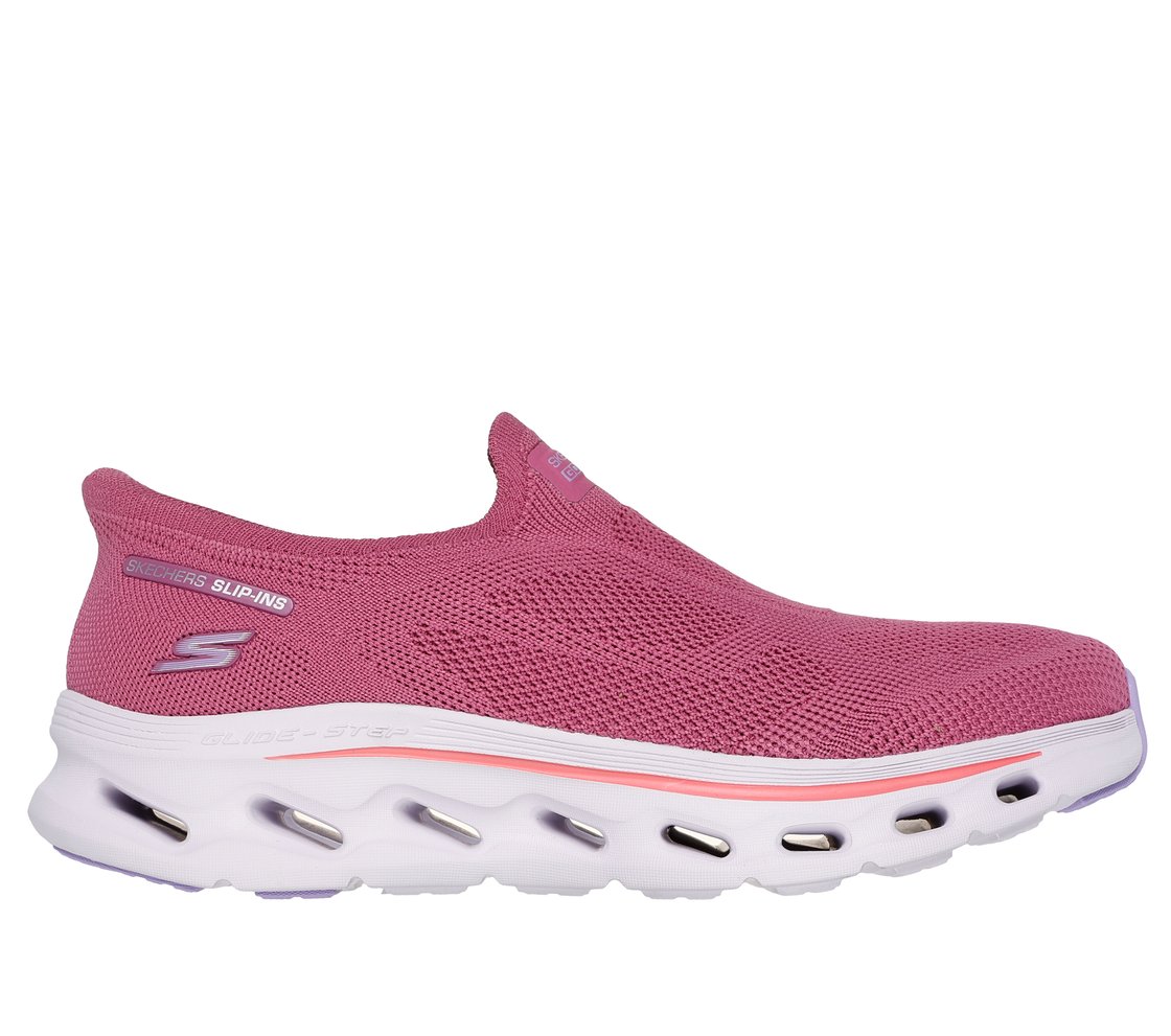 GO WALK GLIDE-STEP 2.0 - ANNE, MAUVE/MULTI Footwear Lateral View