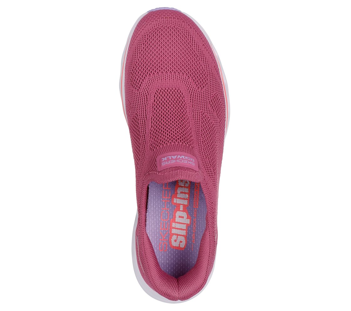 GO WALK GLIDE-STEP 2.0 - ANNE, MAUVE/MULTI Footwear Top View