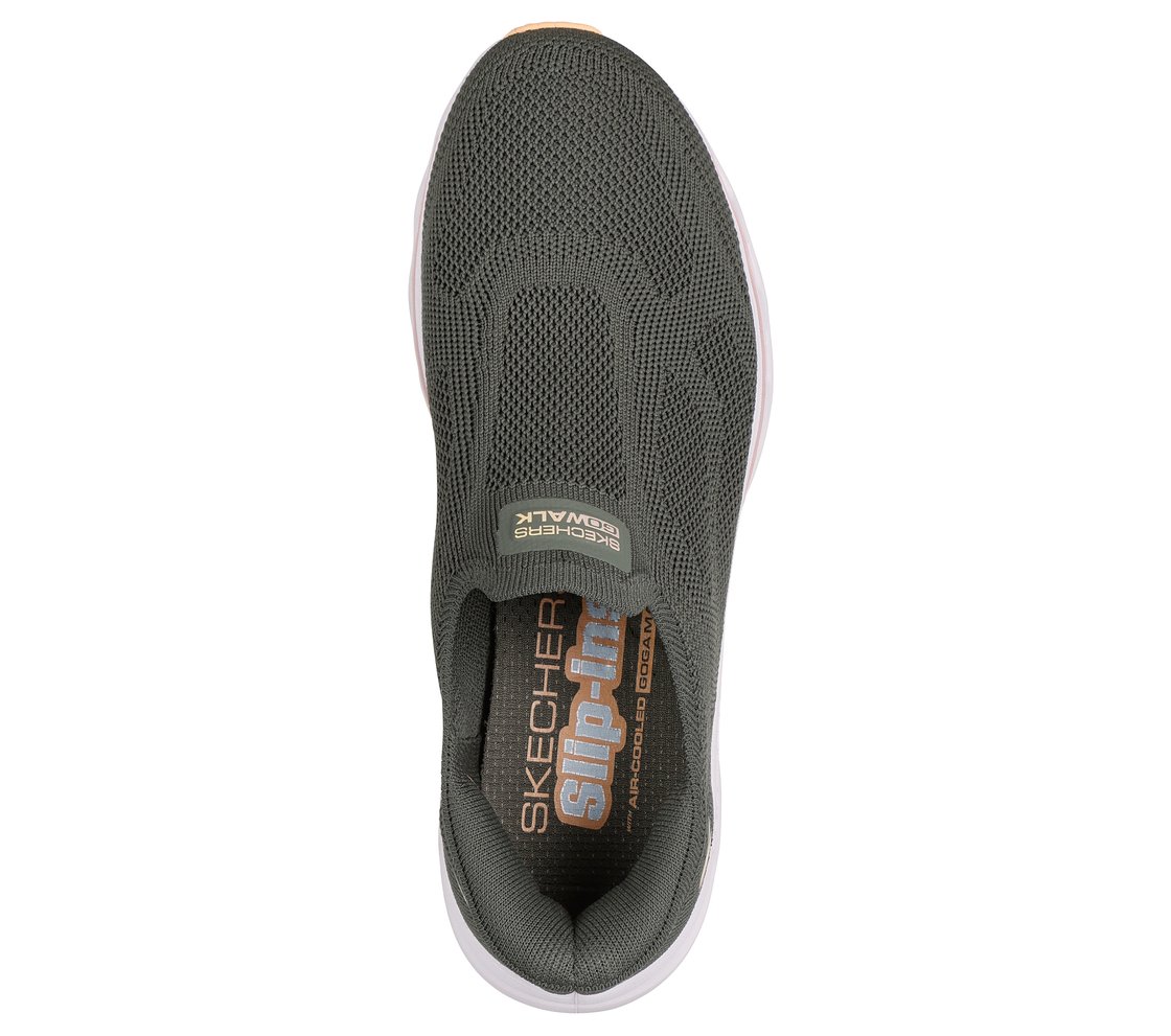 GO WALK GLIDE-STEP 2.0 - ANNE, OLIVE Footwear Top View