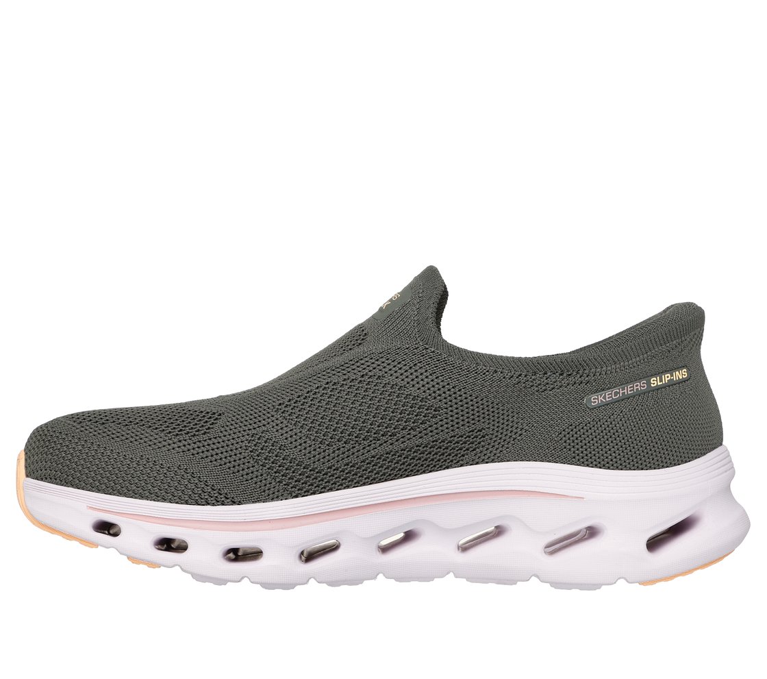 GO WALK GLIDE-STEP 2.0 - ANNE, OLIVE Footwear Left View