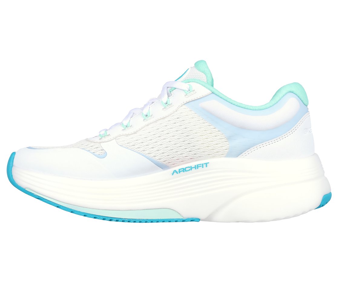 GO WALK DISTANCE WALKER - FRESH LOOK, WHITE/AQUA Footwear Left View
