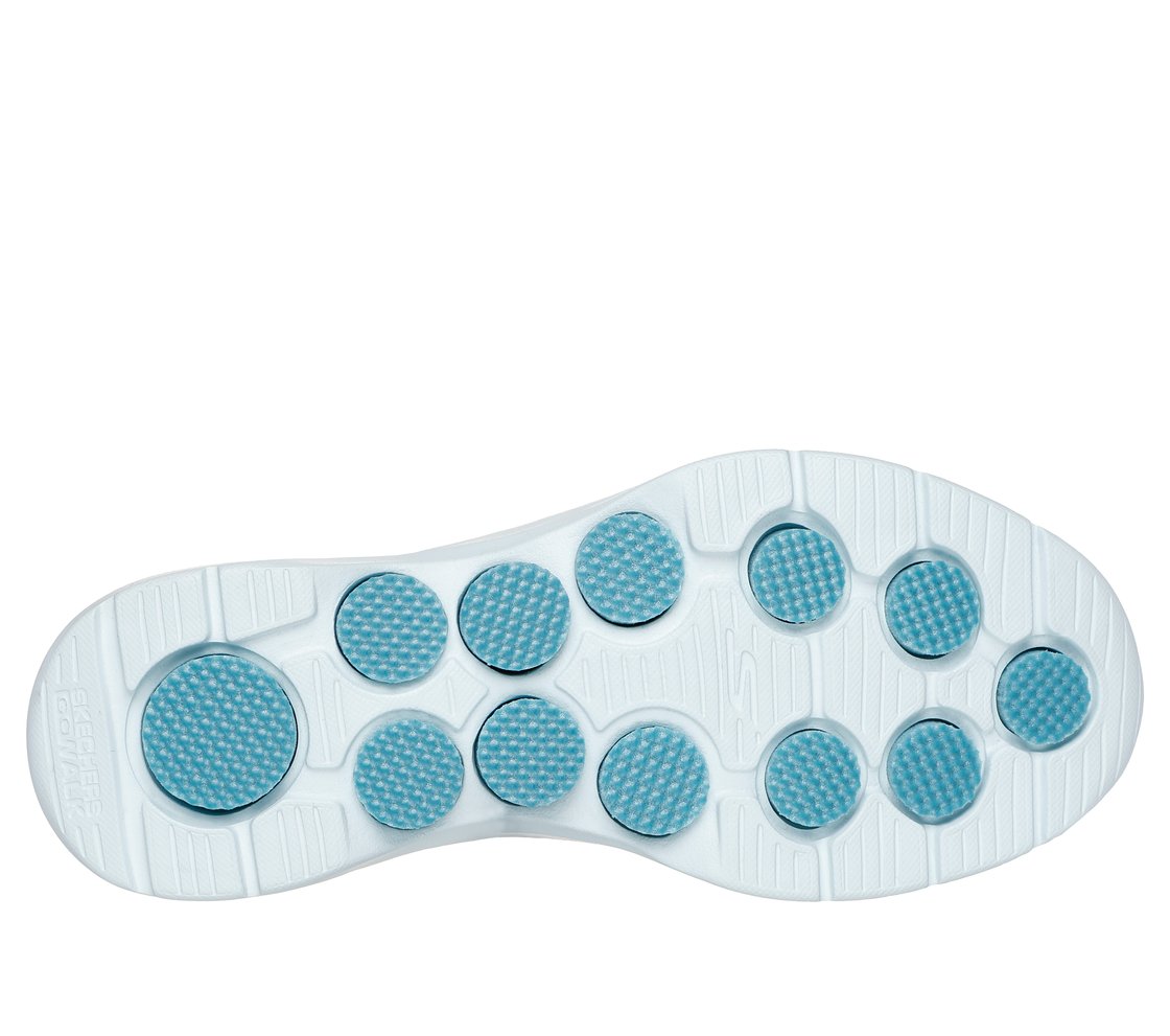 GO WALK 7 - AMINA, AQUA Footwear Bottom View