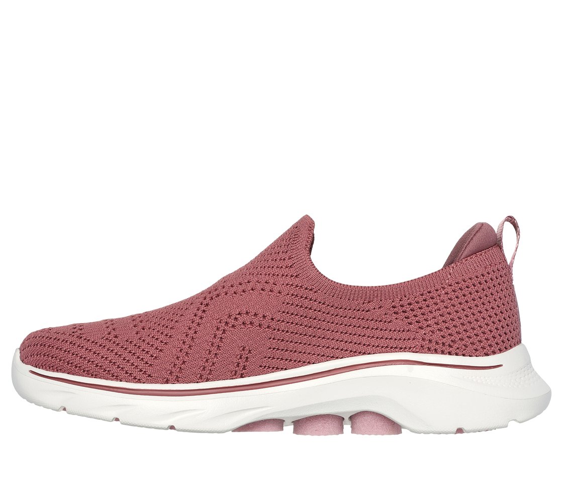 GO WALK 7 - AMINA, MAUVE Footwear Left View