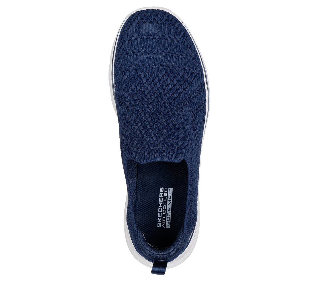GO WALK 7 - AMINA, NAVY Footwear Top View