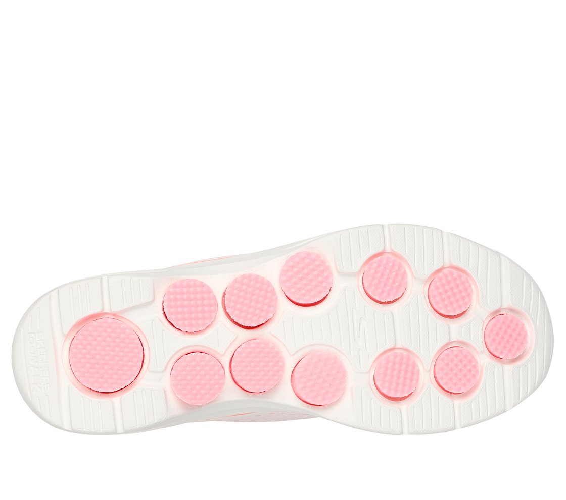 GO WALK 7 - COSMIC WAVES, LLLIGHT PINK Footwear Bottom View