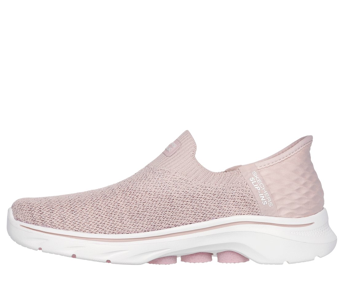 SKECHERS SLIP-INS: GO WALK 7 - SPRINGTIME, LT.PINK Footwear Left View
