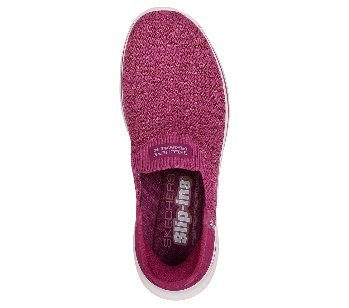 GO WALK 7 - SPRINGTIME, PLUM Footwear Top View