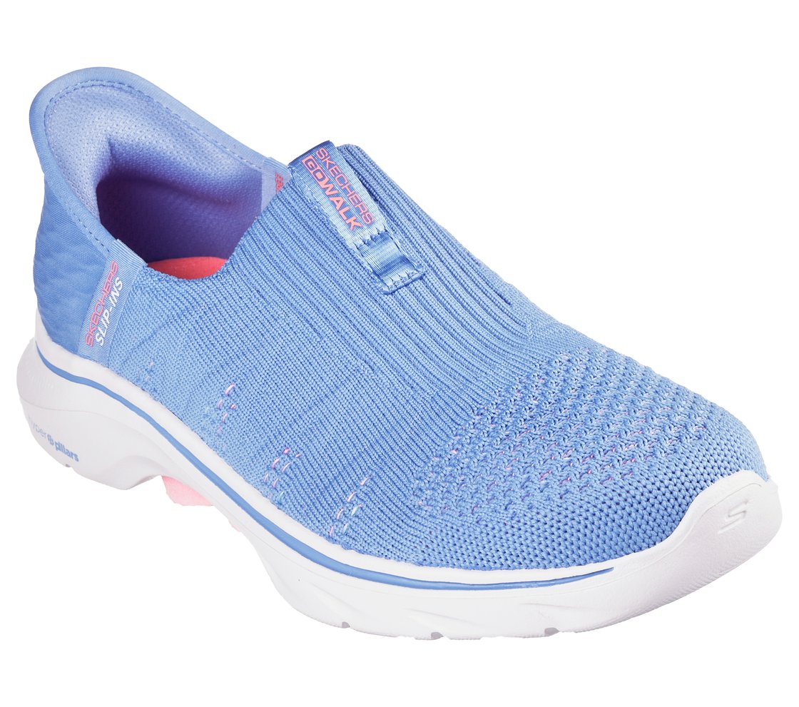 GO WALK 7 - CITY LIGHTS, PURPLE/PINK Footwear Right View