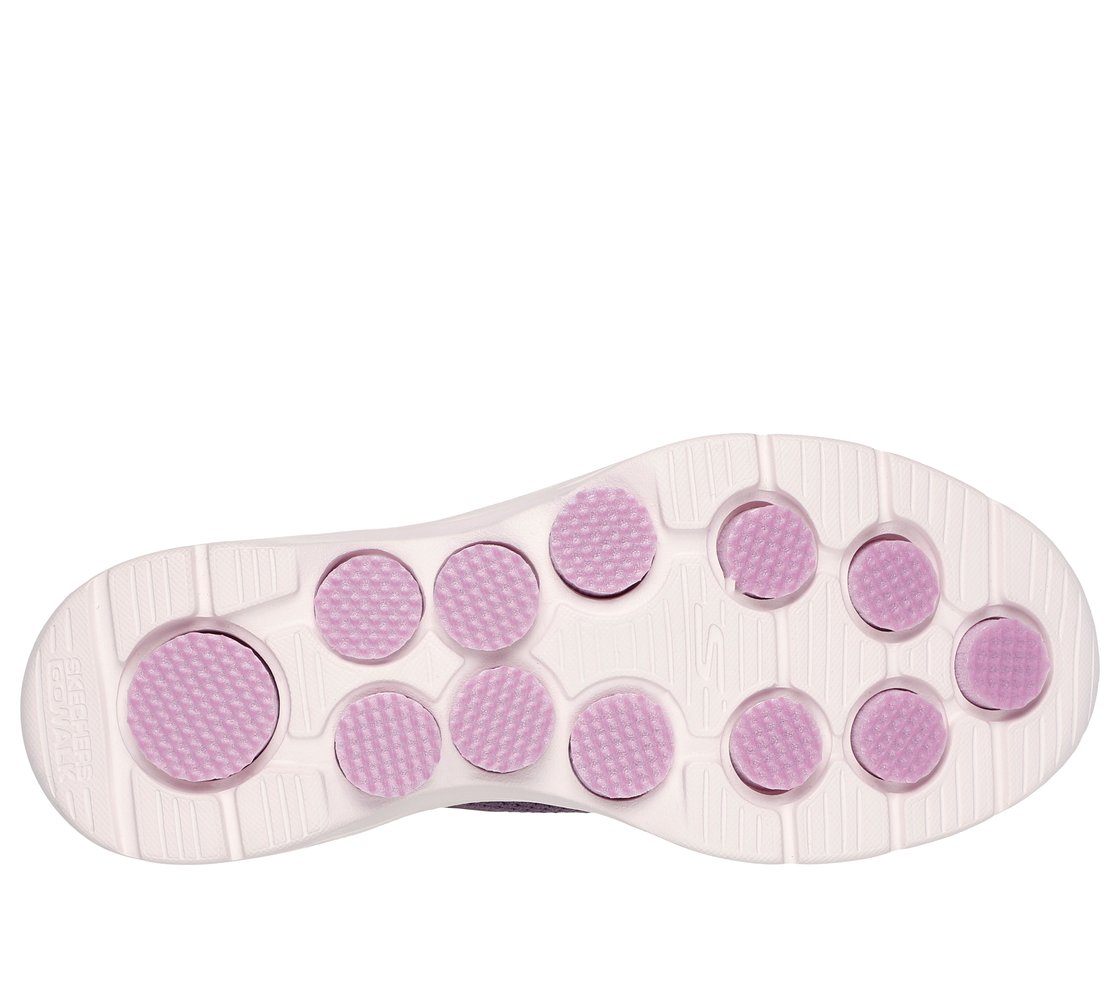 GO WALK 7 - ABIE, PLUM Footwear Bottom View