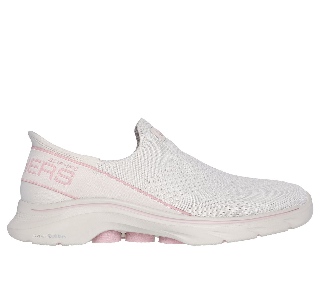 GO WALK 7 - MIA, NATURAL/PINK Footwear Lateral View