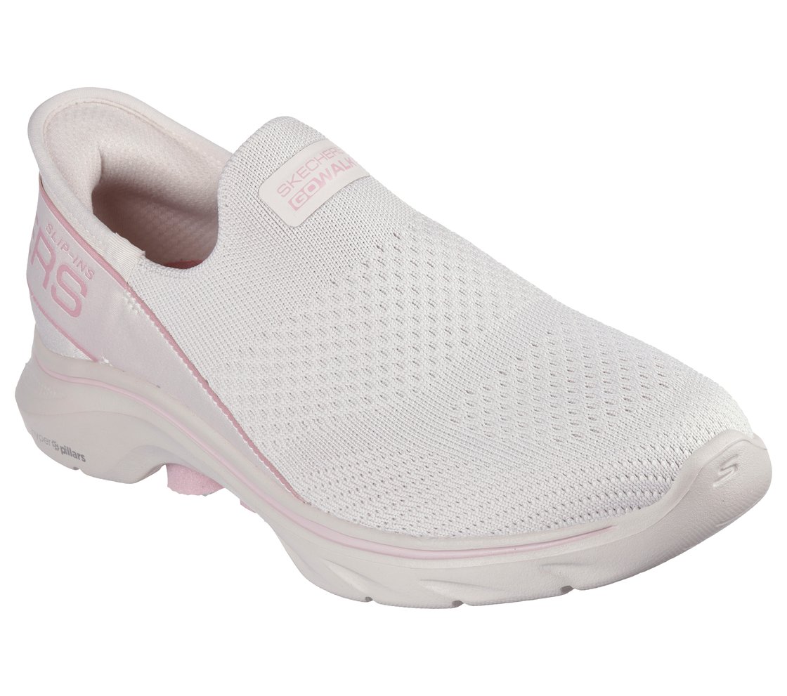 GO WALK 7 - MIA, NATURAL/PINK Footwear Right View