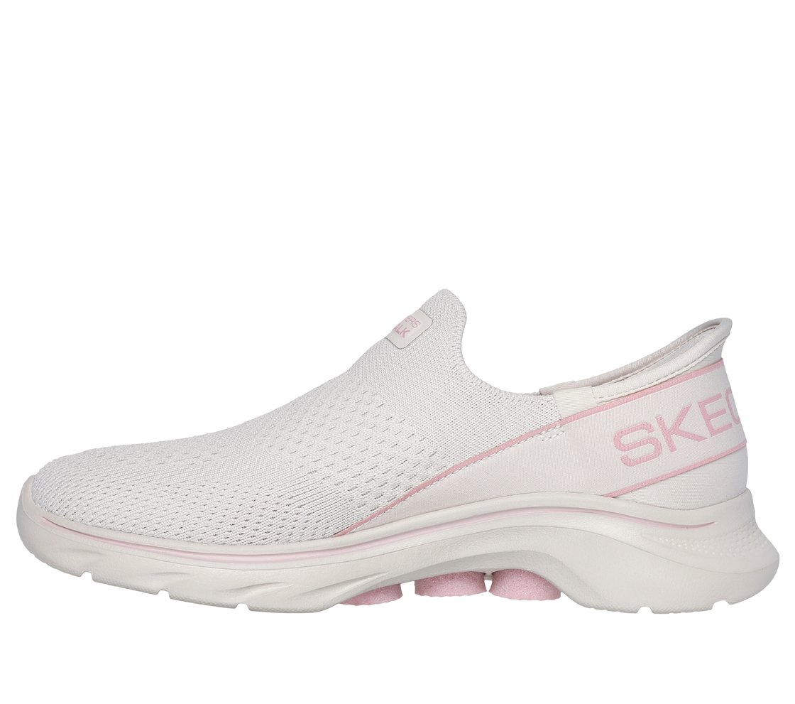 GO WALK 7 - MIA, NATURAL/PINK Footwear Left View