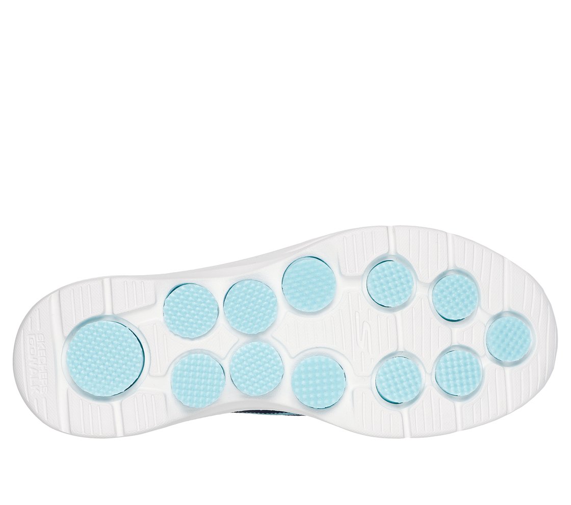 GO WALK 7 - MIA, NAVY/AQUA Footwear Bottom View