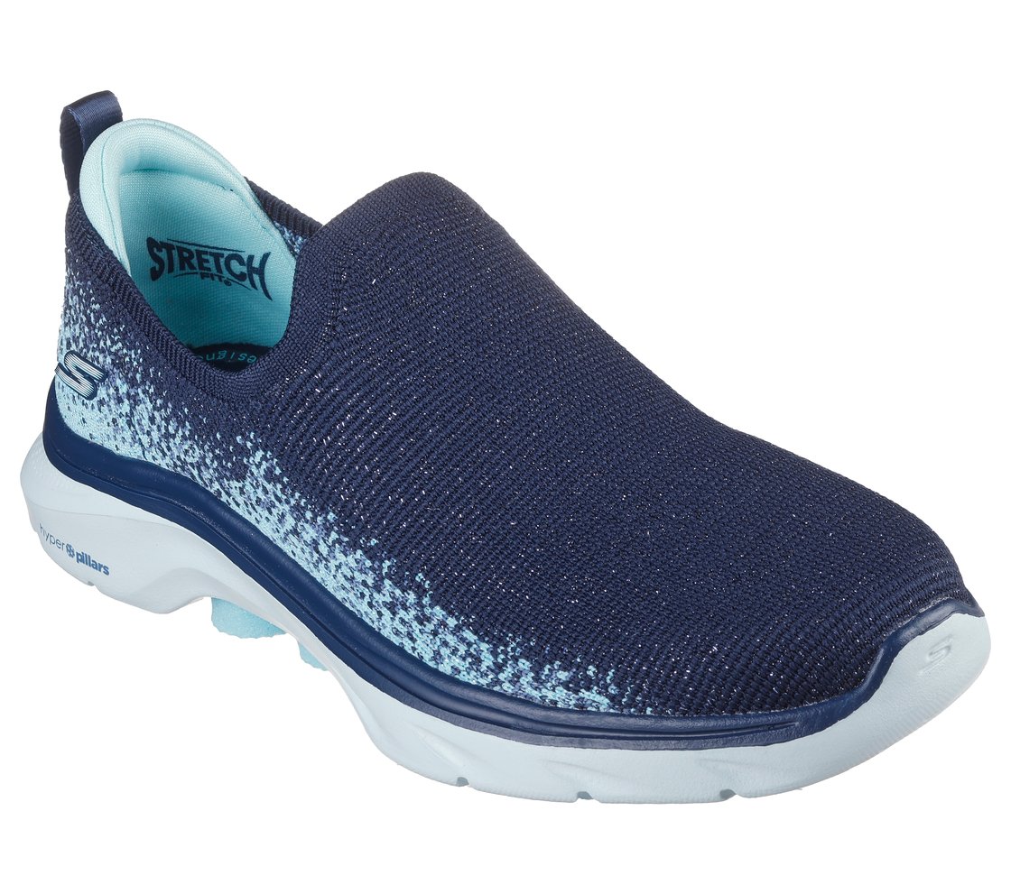 GO WALK 7, NAVY/AQUA