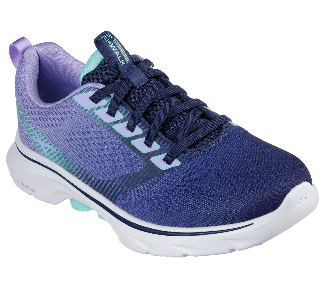 GO WALK 7, NAVY/MULTI Footwear Right View