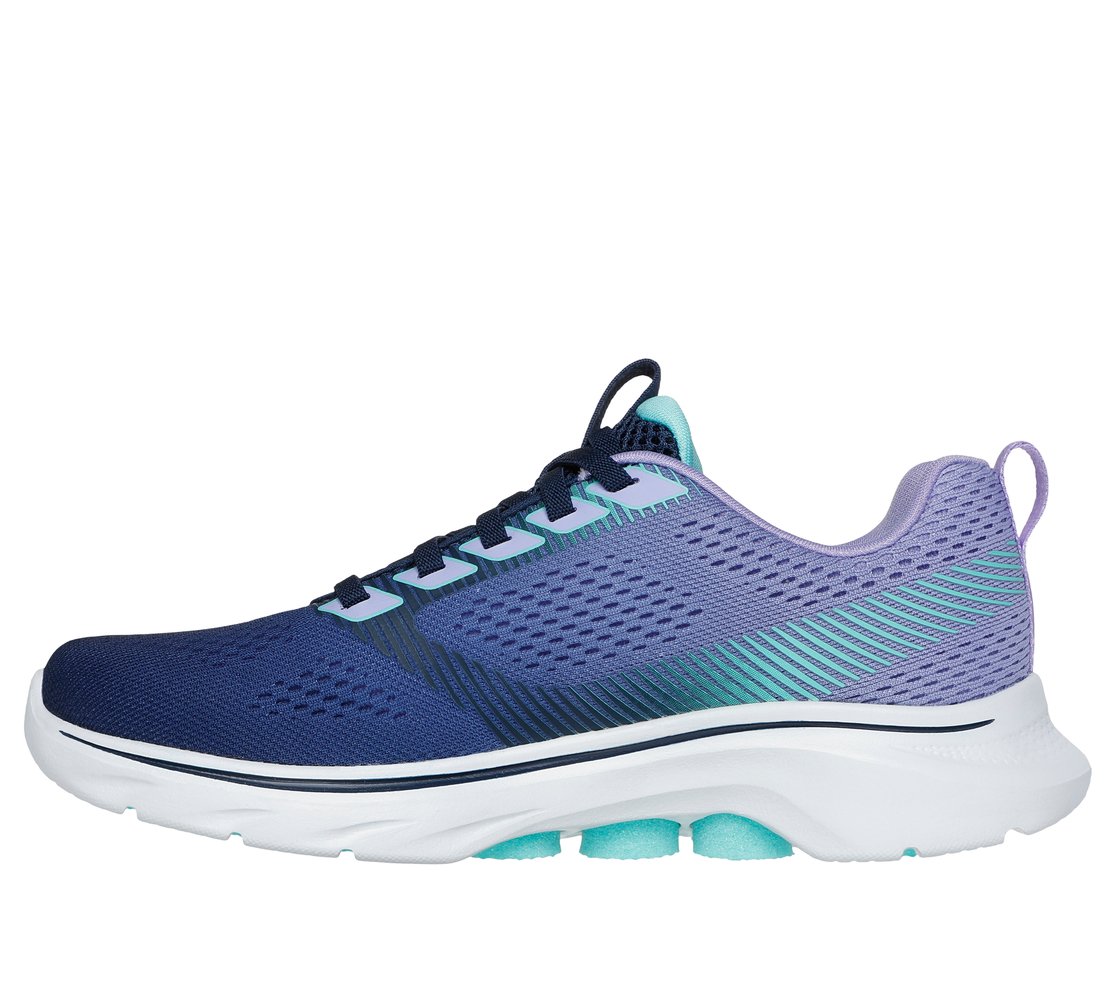 GO WALK 7, NAVY/MULTI Footwear Left View