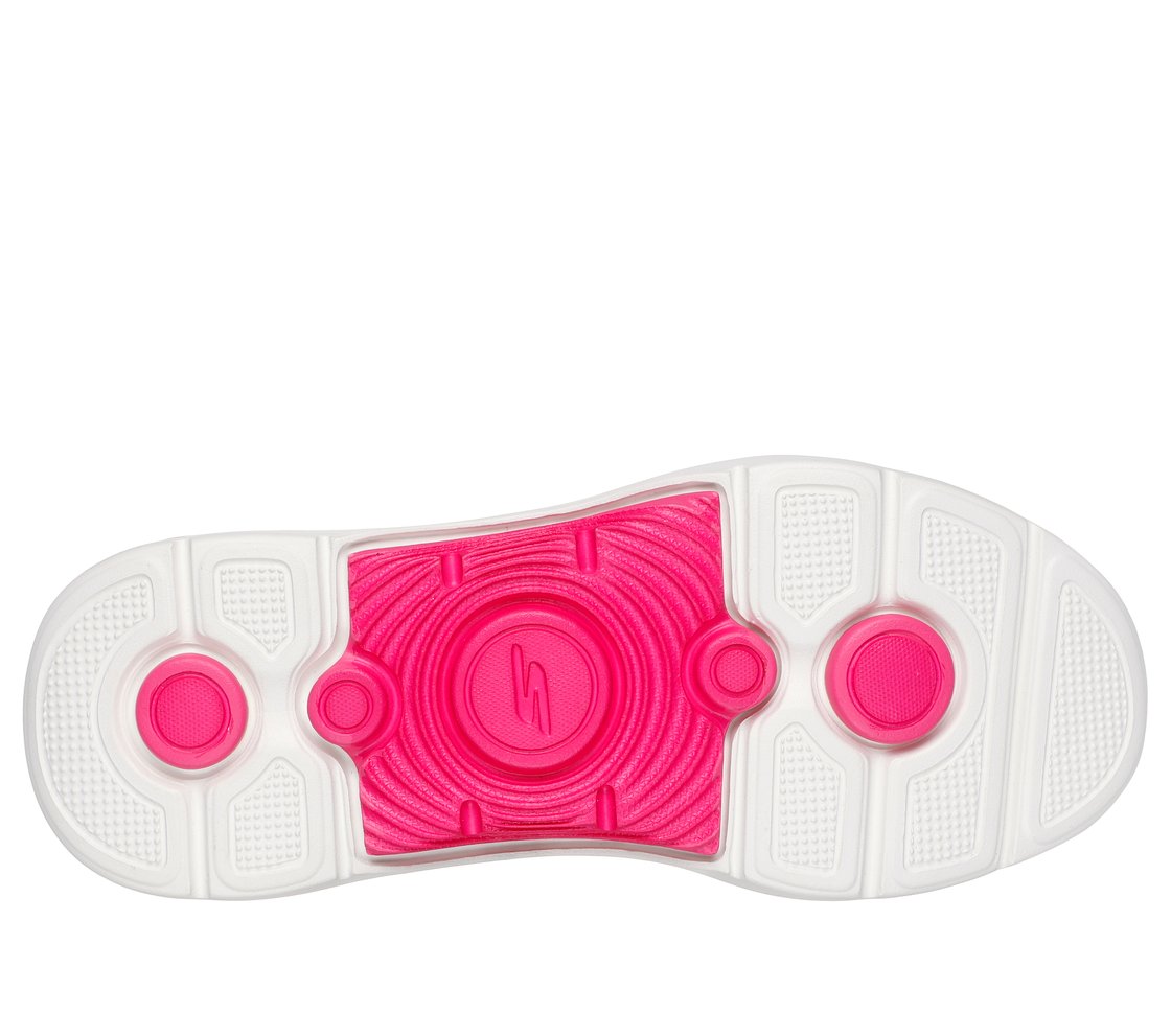 GO WALK ARCH FIT 2.0 - VAL, BLACK/HOT PINK Footwear Bottom View