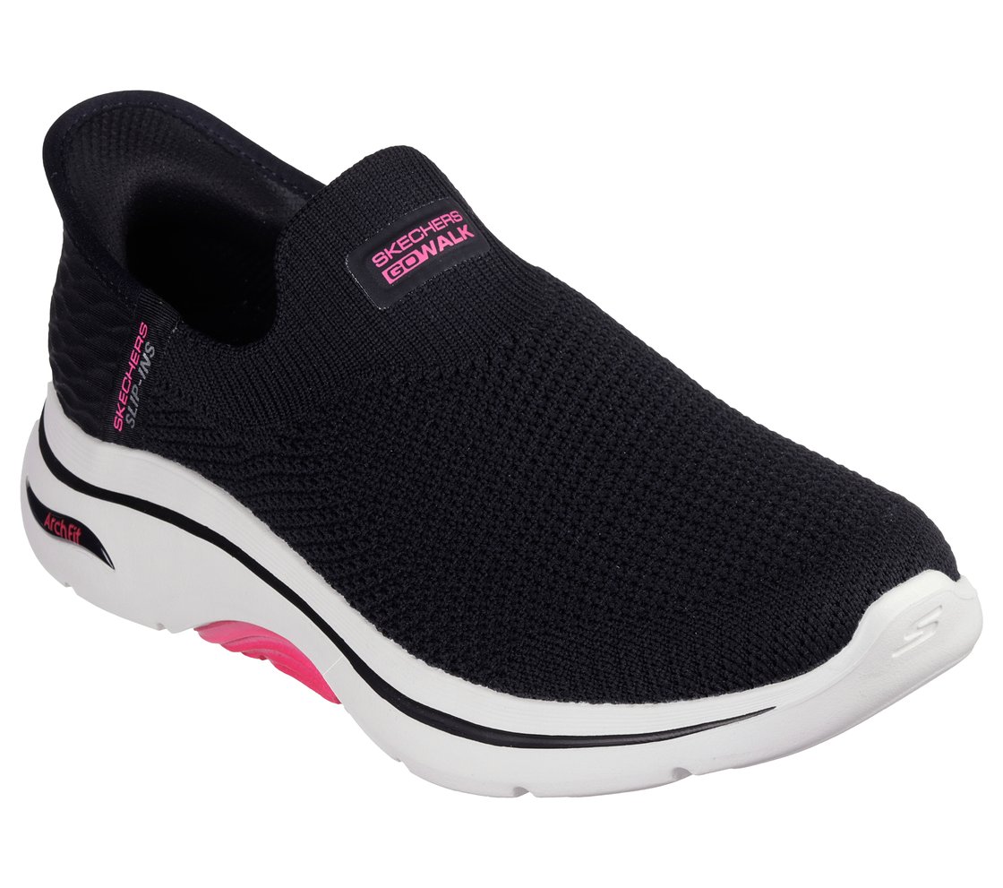 GO WALK ARCH FIT 2.0 - VAL, BLACK/HOT PINK