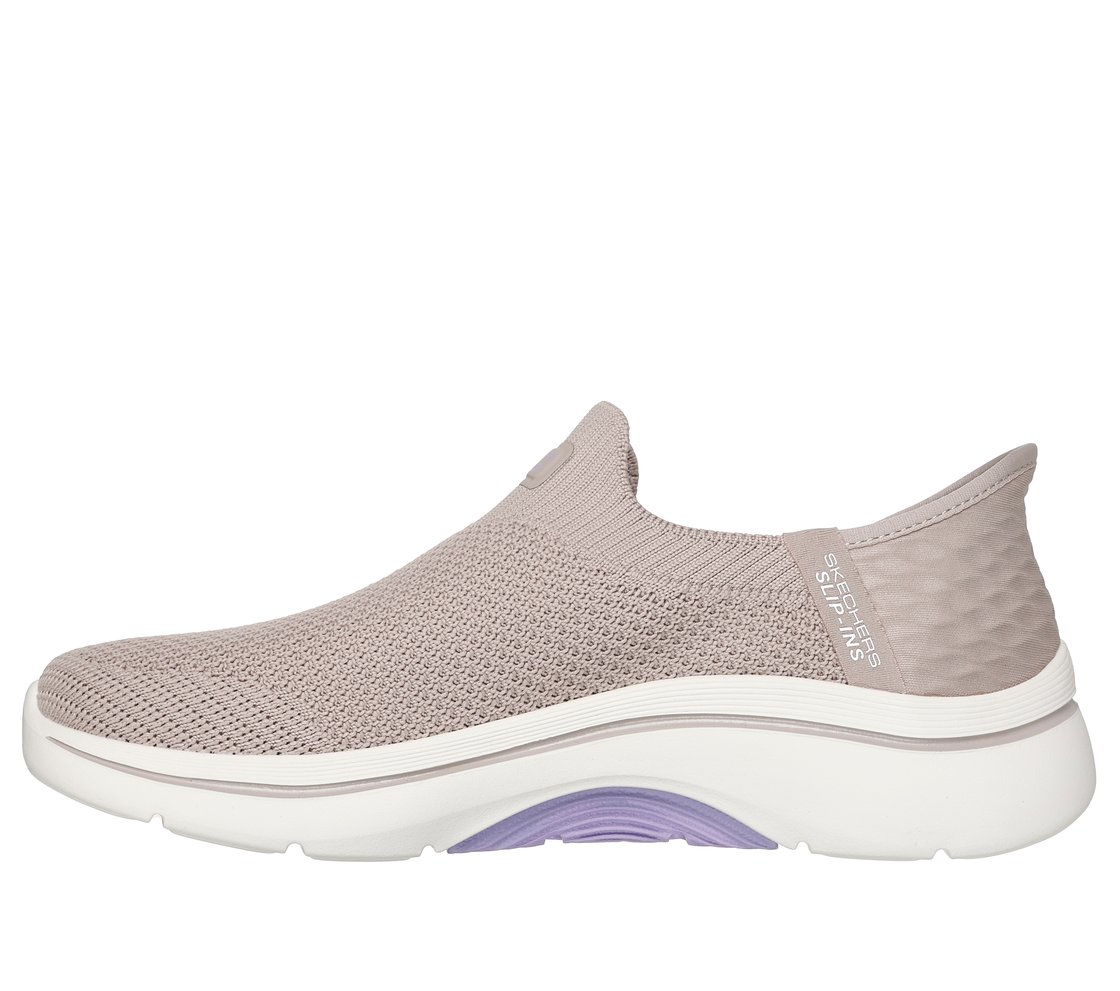 GO WALK ARCH FIT 2.0 - VAL, TAUPE/LAVENDER Footwear Left View