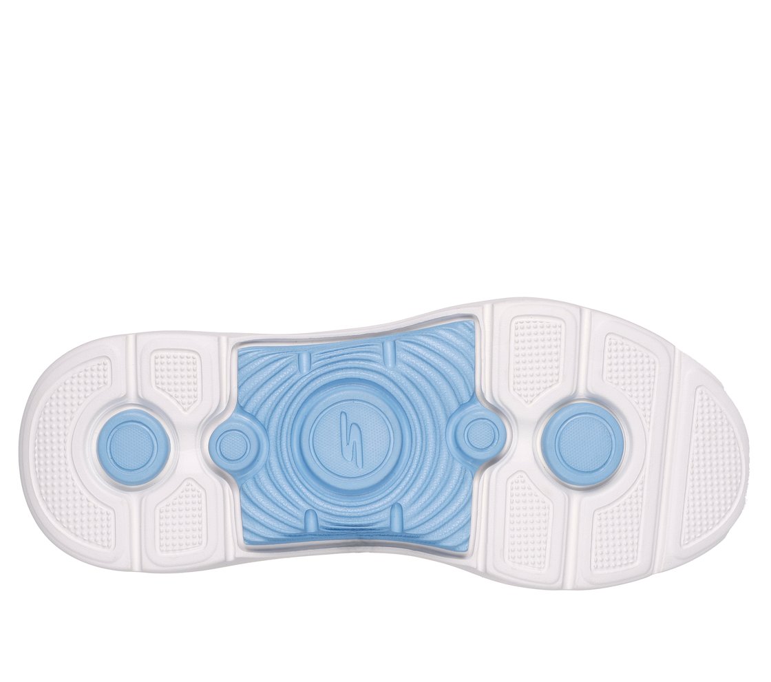 GO WALK ARCH FIT 2.0 - VIVID, BLACK/BLUE Footwear Bottom View