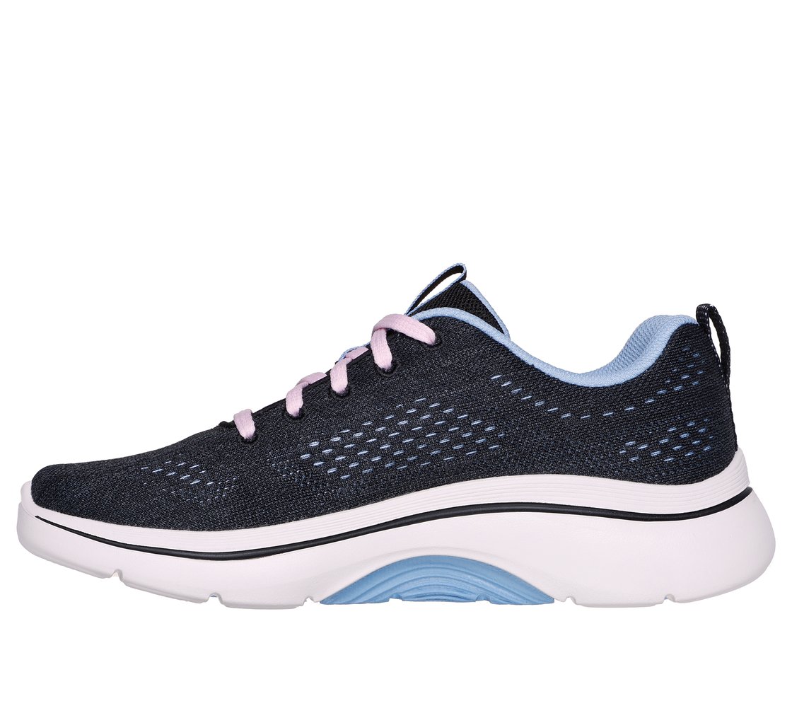 GO WALK ARCH FIT 2.0 - VIVID, BLACK/BLUE Footwear Left View
