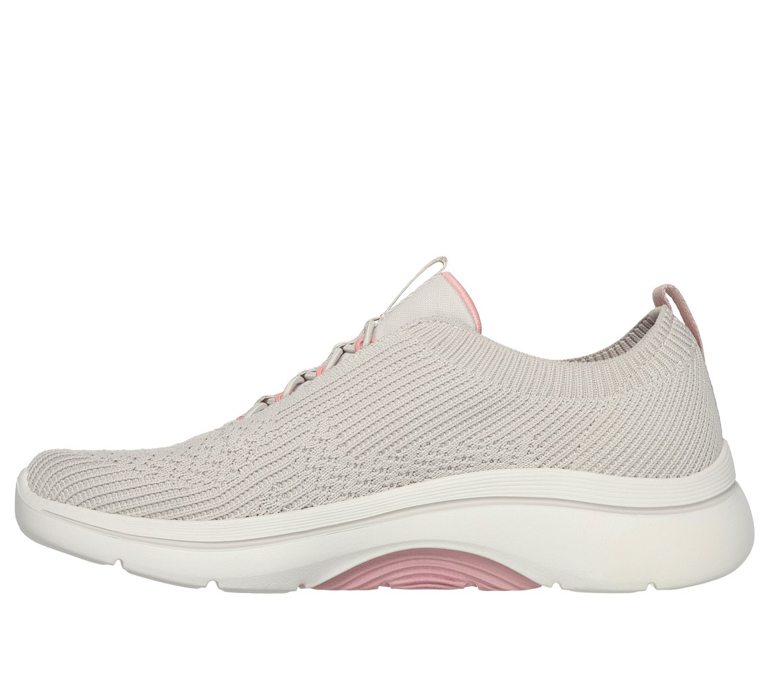 GO WALK ARCH FIT 2.0 - SOFIA, TAUPE/PINK Footwear Left View