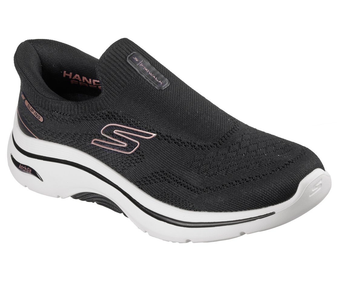 GO WALK ARCH FIT 2.0 - TATUM, BLACK/ROSE GOLD