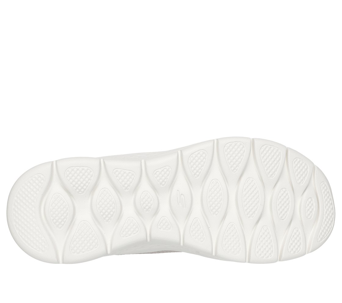 GO WALK FLEX - SAFIYA, TAUPE/PINK Footwear Bottom View