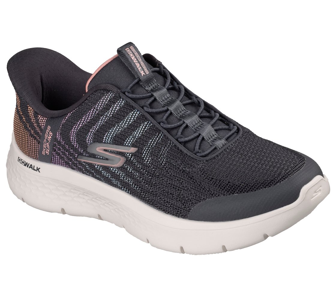 GO WALK FLEX - NOVA, BLACK/MULTI Footwear Right View